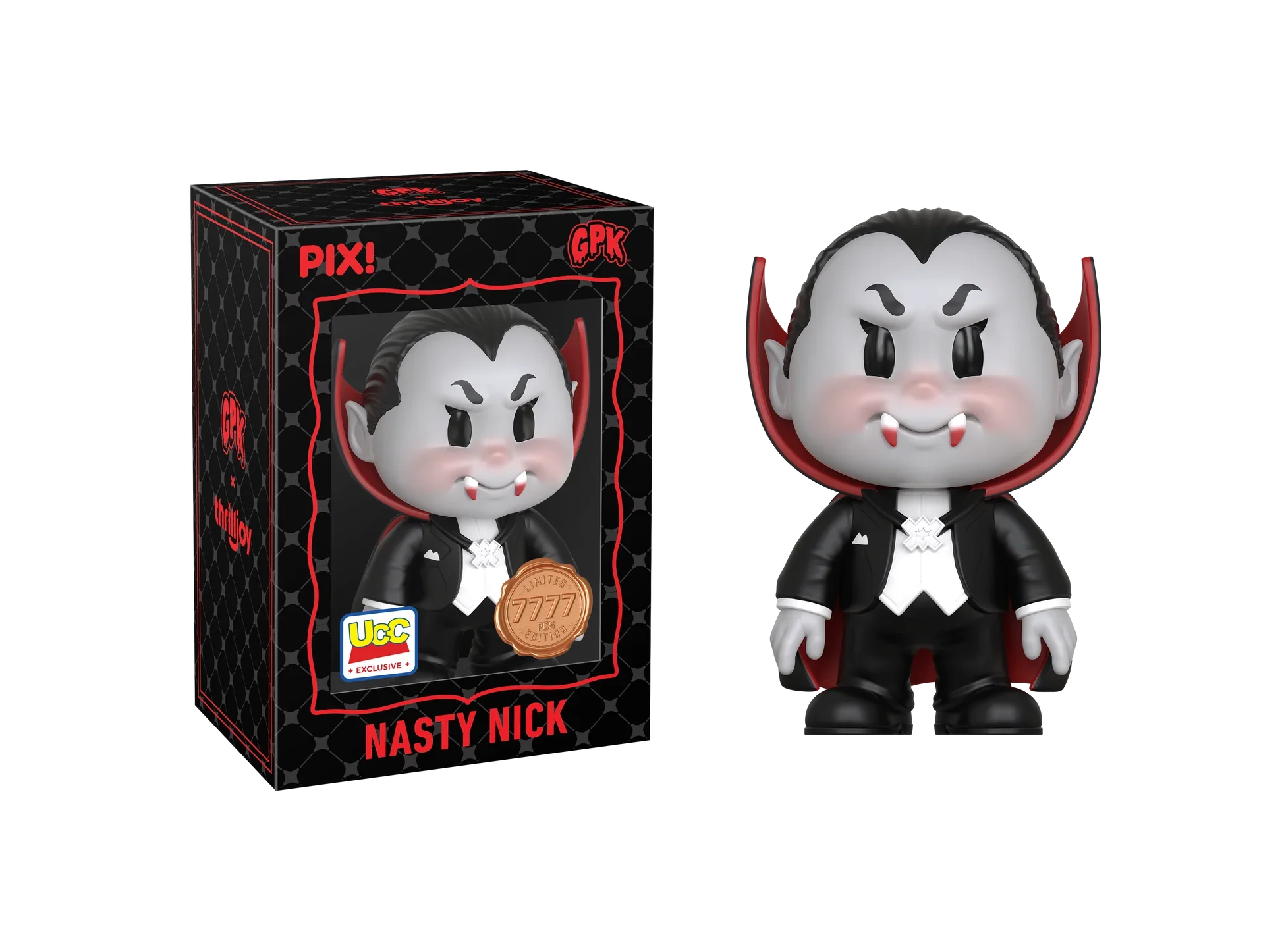 [Thrilljoy] [EXCLUSIVE] Garbage Pail Kids - Nasty Nick LE7777 PIX Vinyl Figure (1 in 6 Chance at Chase)