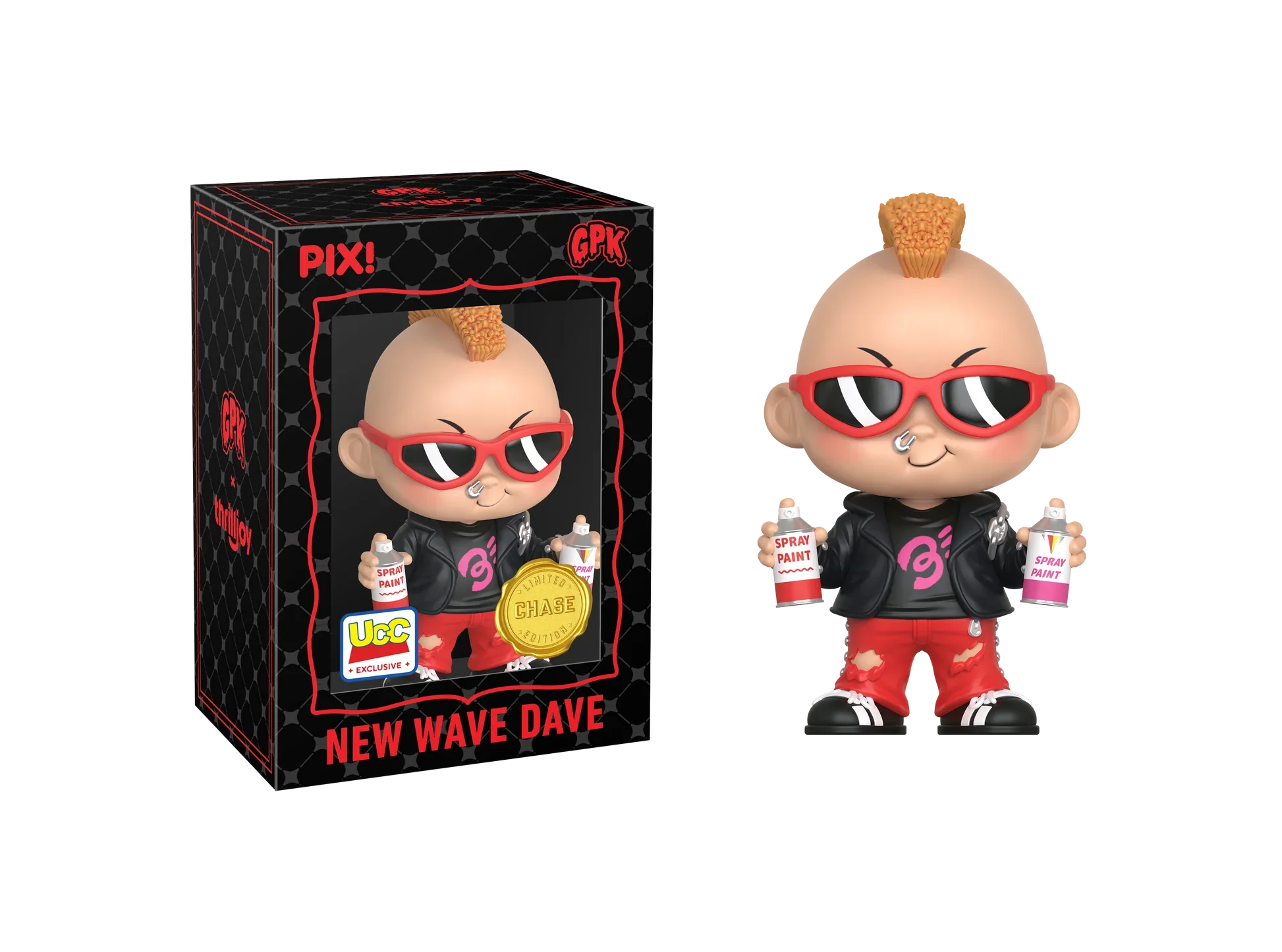 [Thrilljoy] [EXCLUSIVE] Garbage Pail Kids - Nasty Nick LE7777 PIX Vinyl Figure (1 in 6 Chance at Chase)