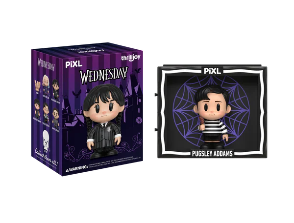 [Thrilljoy] Wednesday PIXL Blind Box Vinyl (1 in 108 chance of receiving a secret figure!)