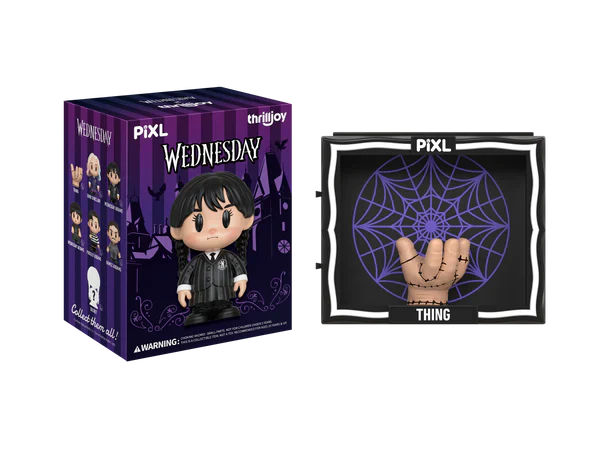 [Thrilljoy] Wednesday PIXL Blind Box Vinyl (1 in 108 chance of receiving a secret figure!)