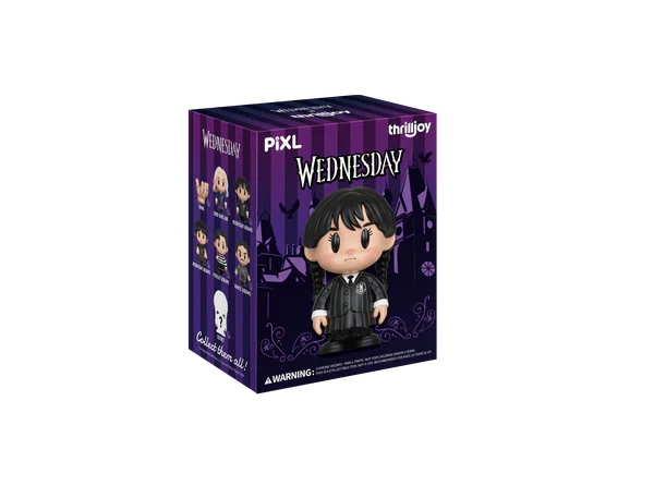 [Thrilljoy] Wednesday PIXL Blind Box Vinyl (1 in 108 chance of receiving a secret figure!)