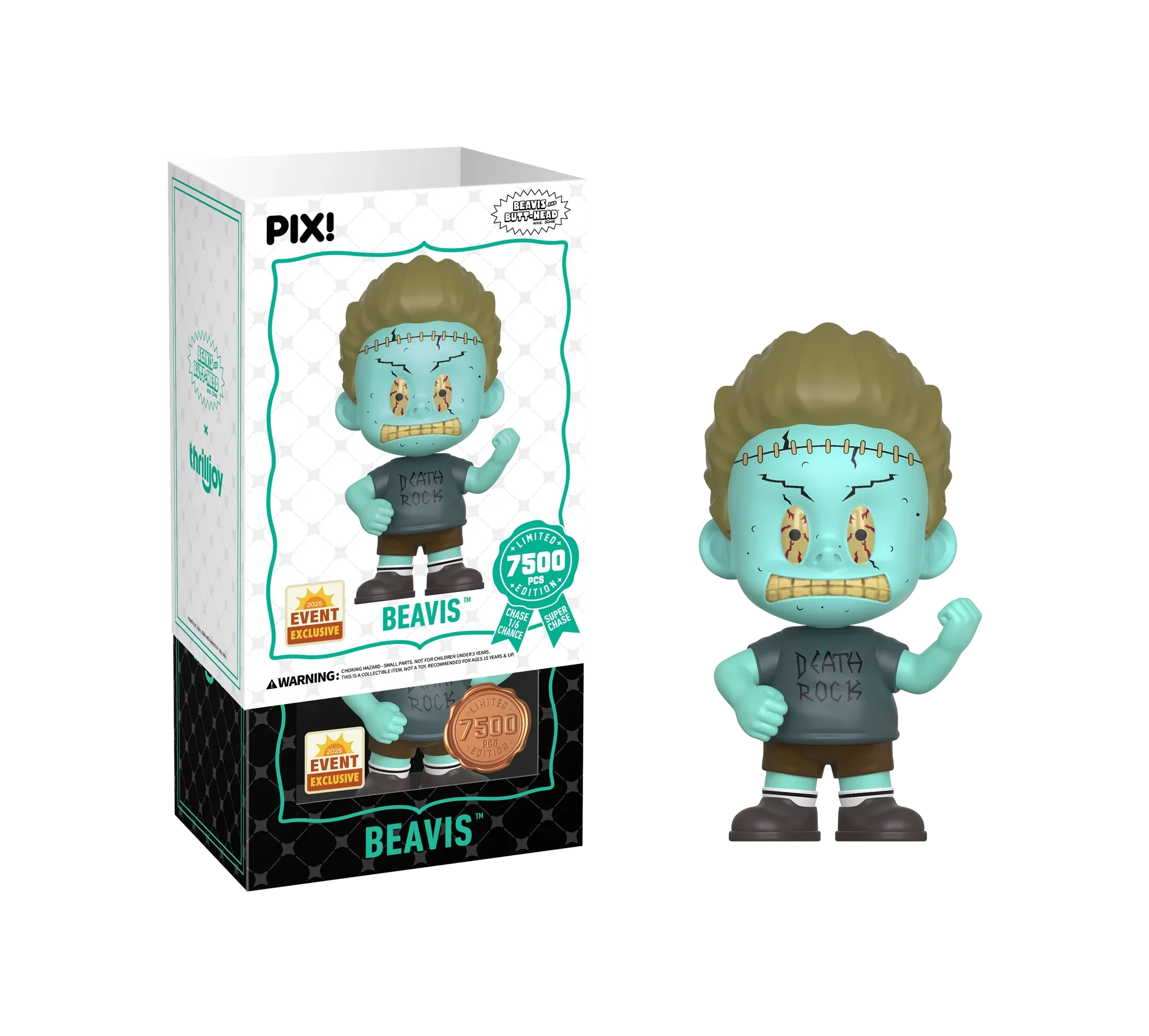 [Thrilljoy] [EXCLUSIVE] MTV's Beavis and Butt-Head - Beavis LE7500 PIX Vinyl Figure (1 in 6 Chance at Chase)