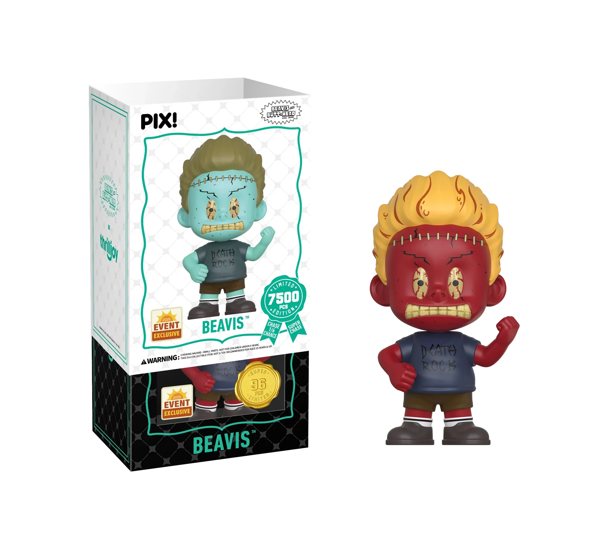 [Thrilljoy] [EXCLUSIVE] MTV's Beavis and Butt-Head - Beavis LE7500 PIX Vinyl Figure (1 in 6 Chance at Chase)