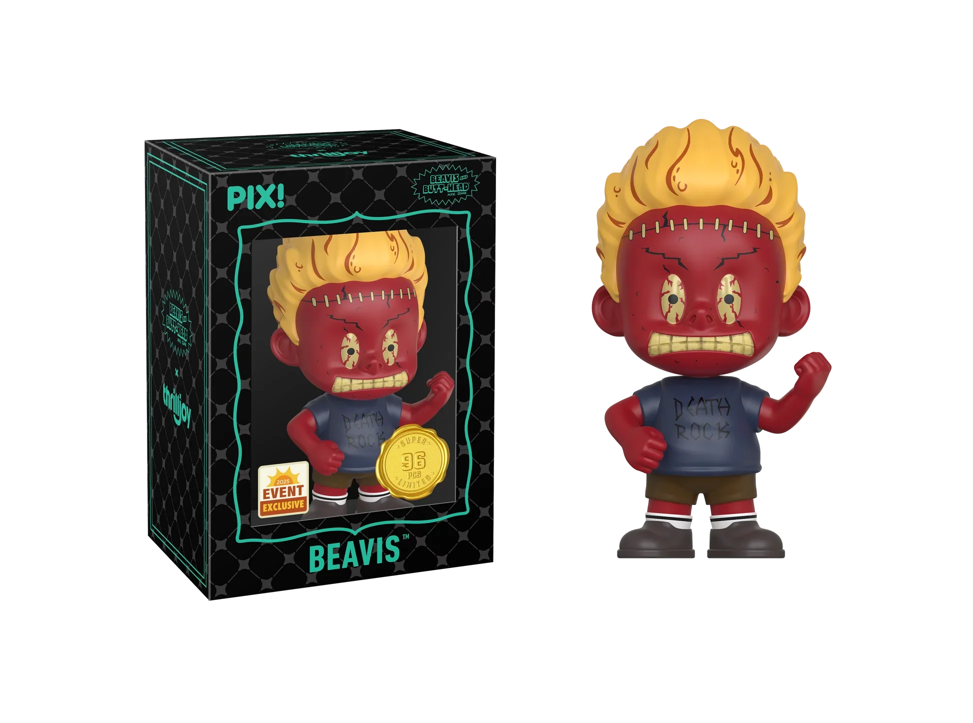 [Thrilljoy] [EXCLUSIVE] MTV's Beavis and Butt-Head - Beavis LE7500 PIX Vinyl Figure (1 in 6 Chance at Chase)