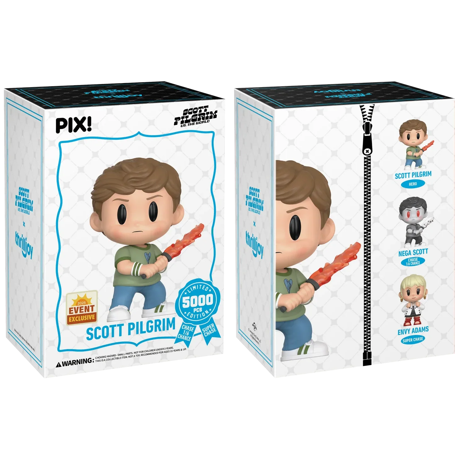 [Thrilljoy] [EXCLUSIVE] Scott Pilgrim vs The World - Scott Pilgrim LE5000 PIX Vinyl Figure (1 in 6 Chance at Chase)