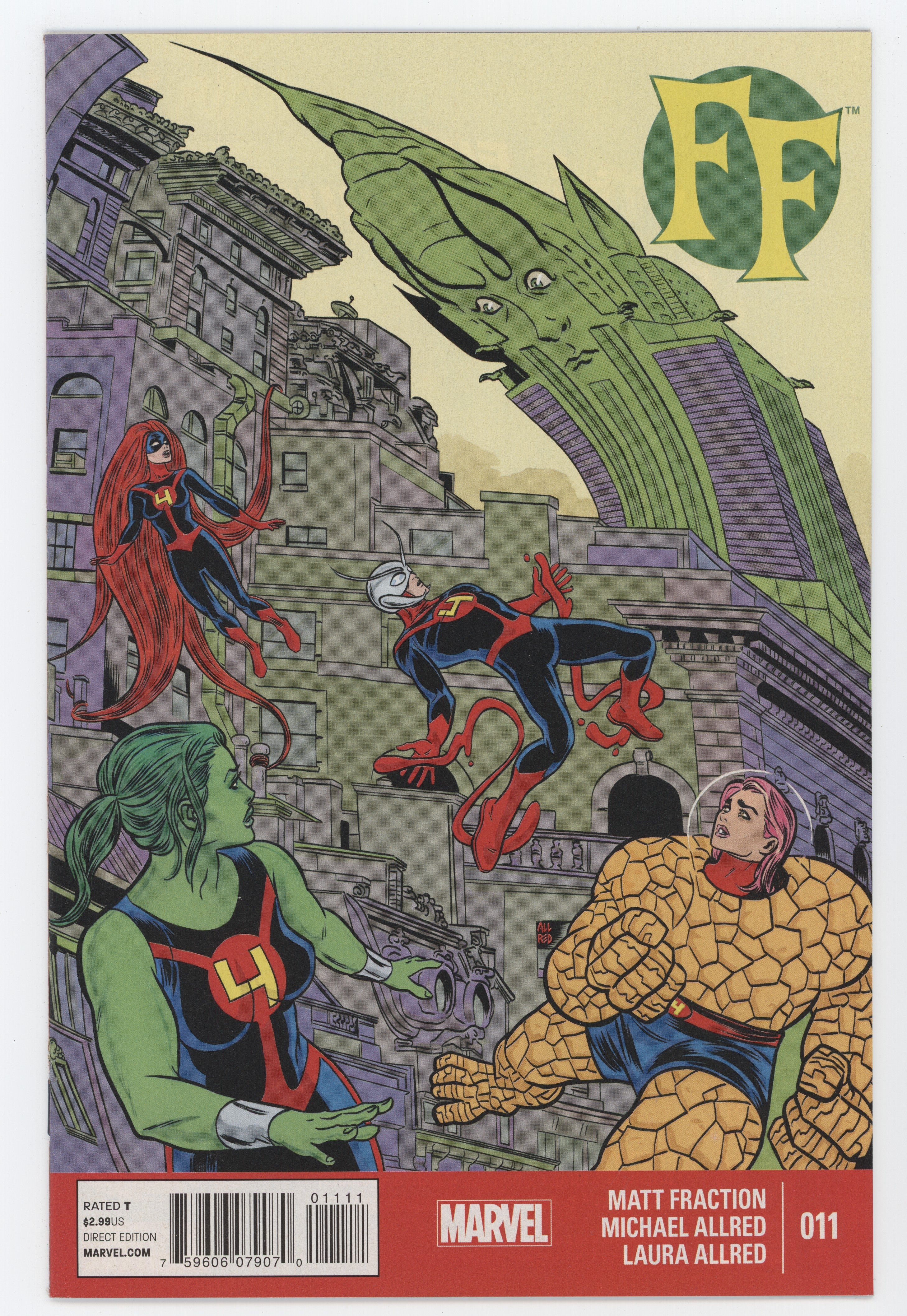 FF #11 2nd Series Marvel 2013 Mike Allred Matt Fraction Fantastic Four
