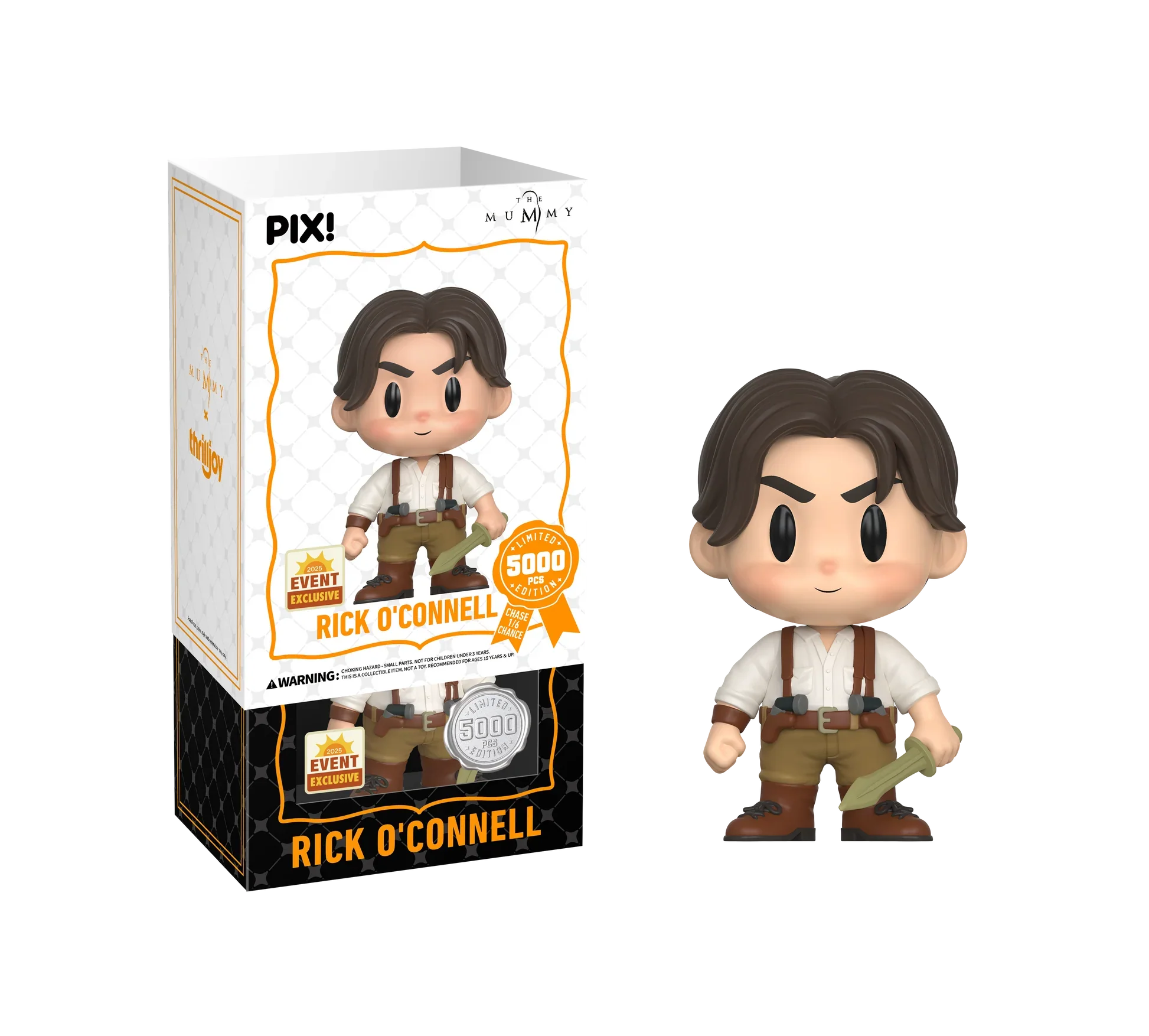 [Thrilljoy] [EXCLUSIVE] The Mummy - Rick O'Connell LE5000 PIX Vinyl Figure (1 in 6 Chance at Chase)