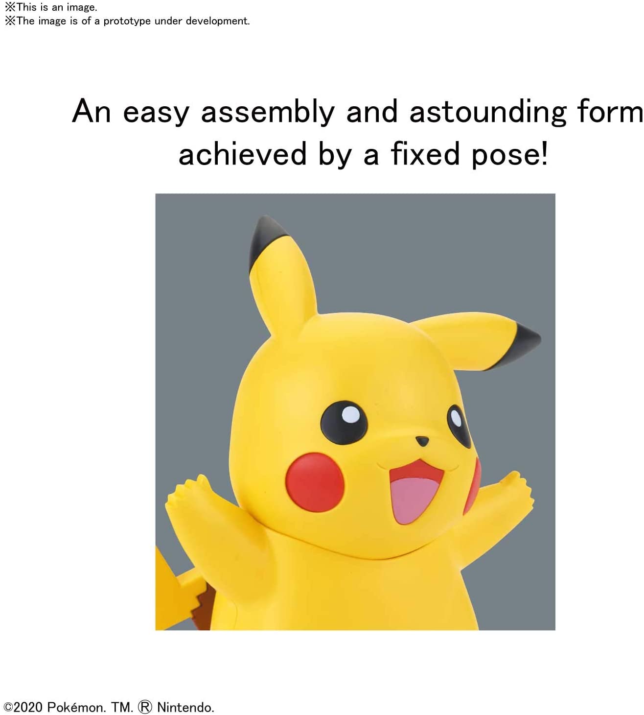 Bandai Spirits: Pokemon - 01 Pikachu Model Kit Quick!!