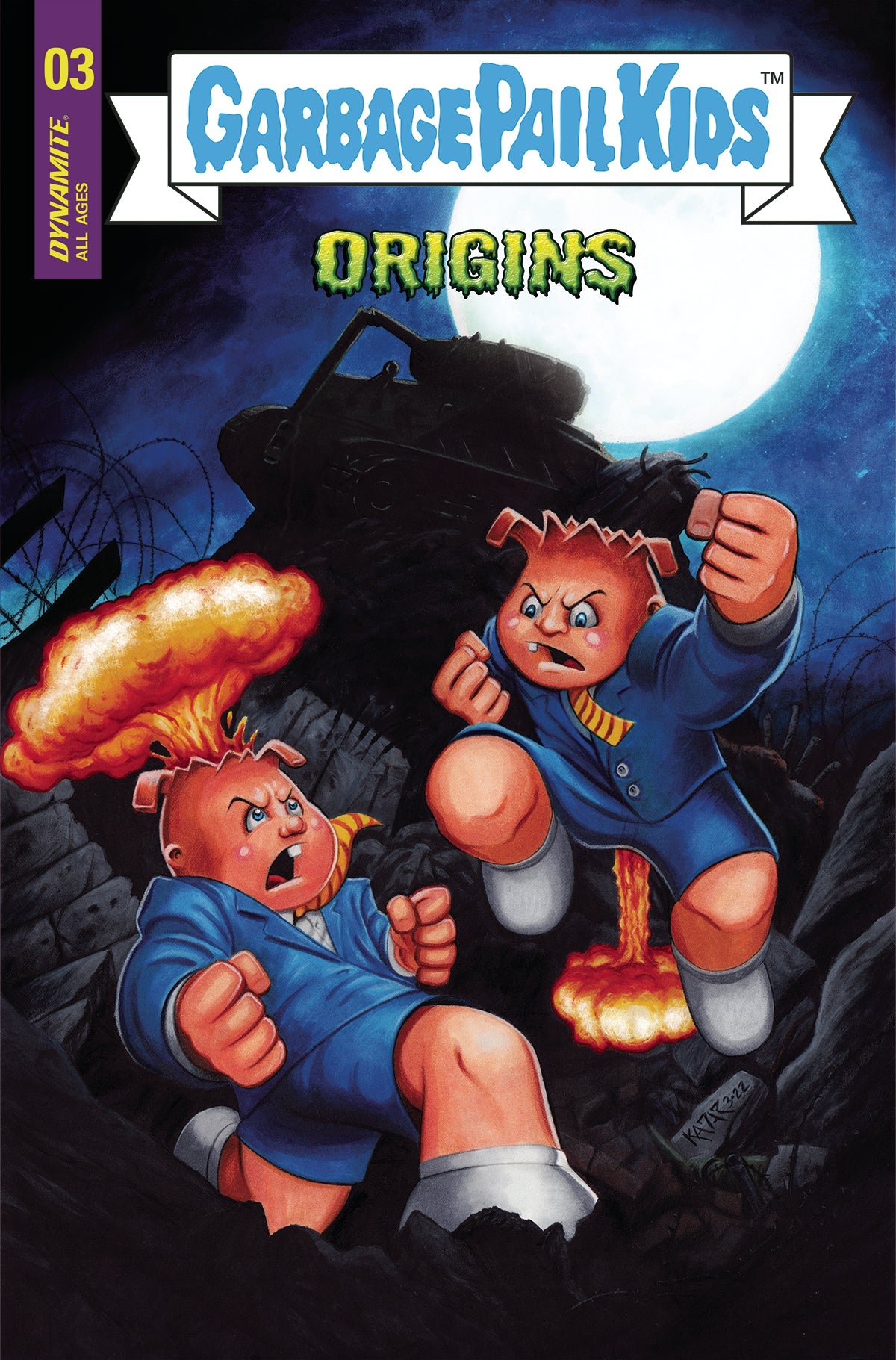 Garbage Pail Kids Origins #3 C Frank Kadar (12/14/2022) Dynamite