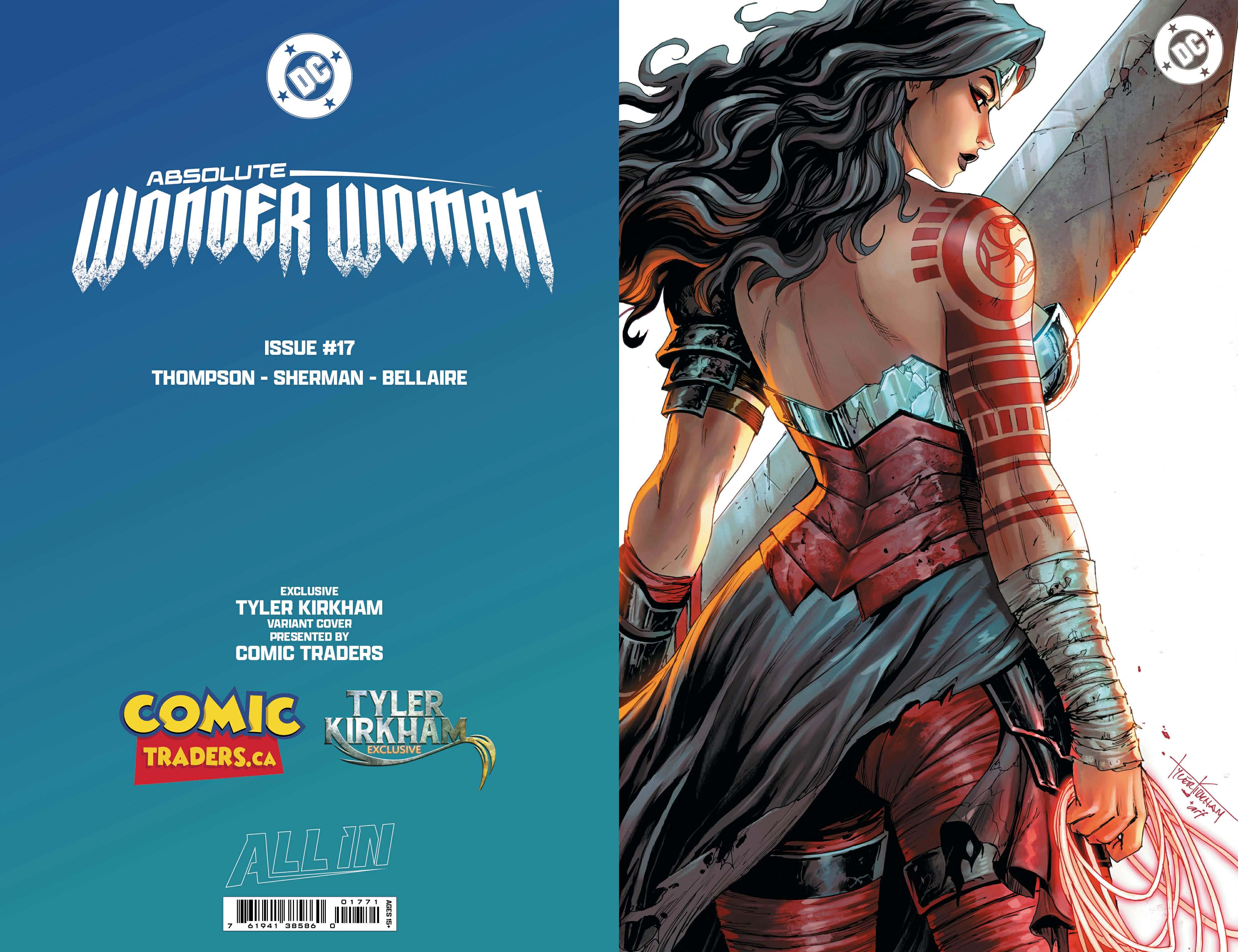 [Signed by Tyler Kirkham] [FOIL] ABSOLUTE WONDER WOMAN #17 TYLER KIRKHAM EXCLUSIVE VIRGIN VAR (02/25/2026)