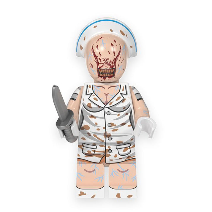 Silent Hill Nurse Lego Minifigures Custom Horror Toys