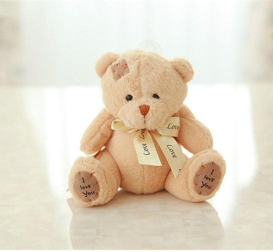 Patch Teddy Bear Plush – Soft Hanging Stuffed Toy