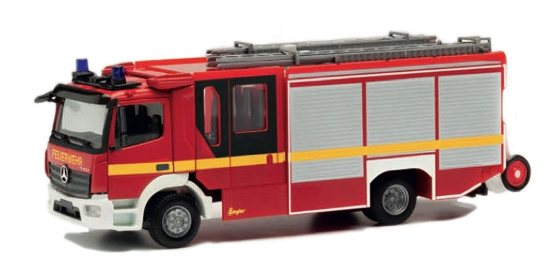 Herpa 95327 1/87 Scale Fire Service - Mercedes-Benz Atego Ziegler Z-Cab Fire