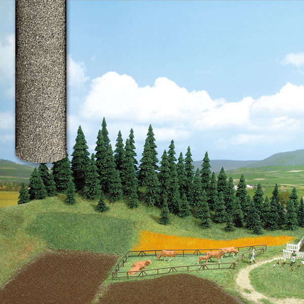 Busch 7248 A Scale Flocked Grass Mat -- Gray 39-3/8 x 31-1/2" 100 x 80cm