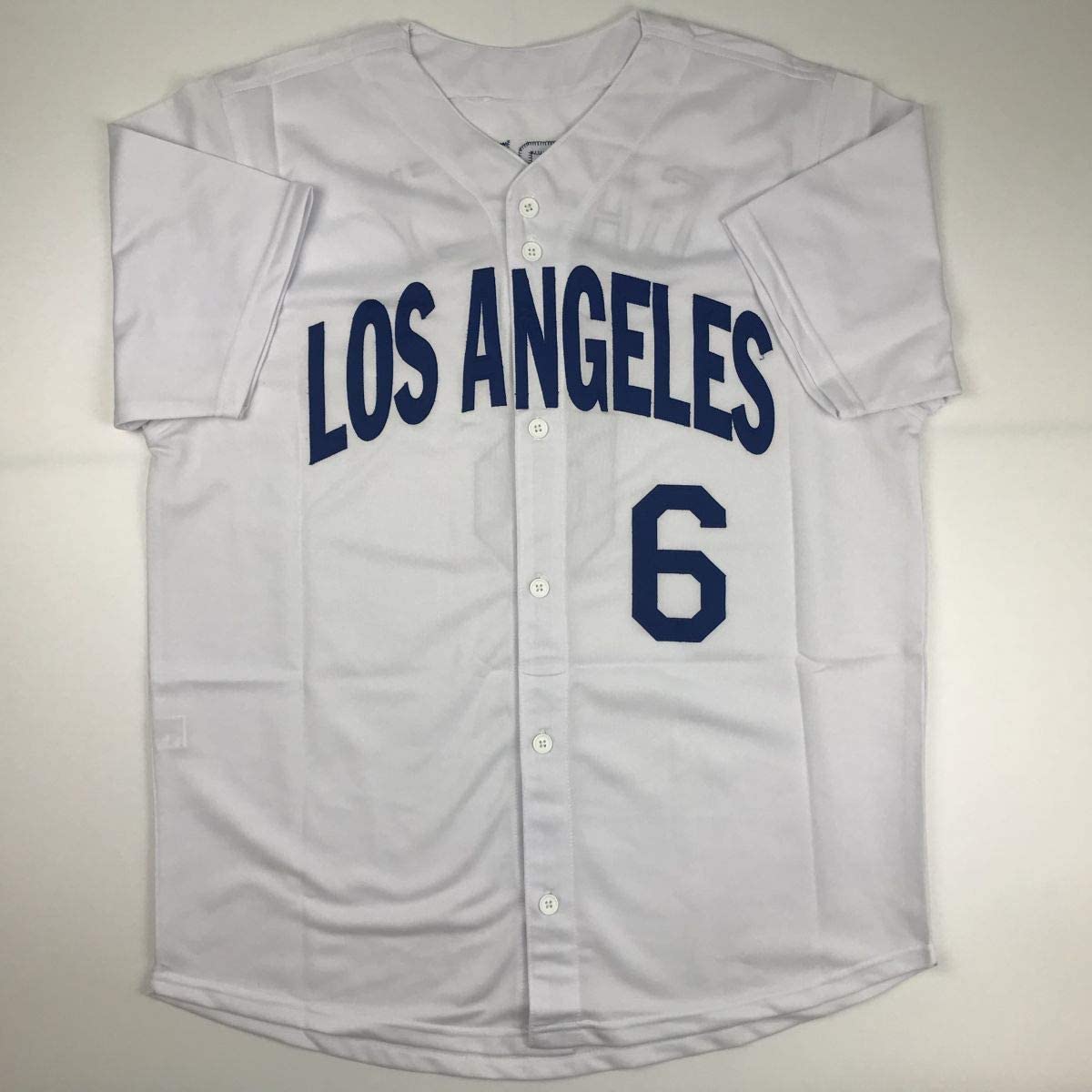 Autographed/Signed Steve Garvey Los Angeles LA White Baseball Jersey PSA/DNA COA