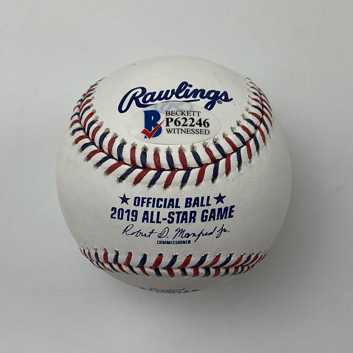Autographed/Signed Shane Bieber 2019 All-Star Game Rawlings Official Major League Baseball ROML JSA COA