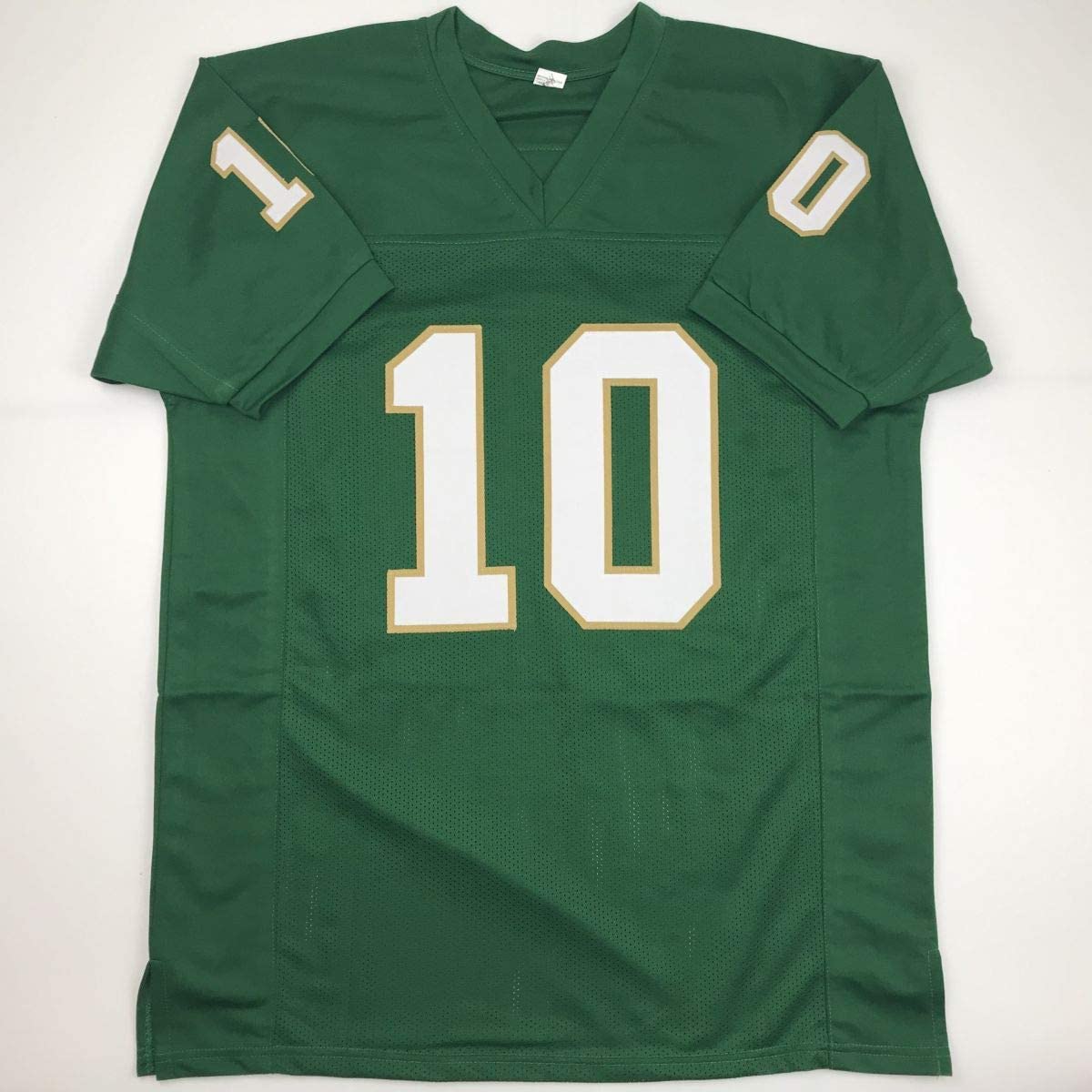 Autographed/Signed Robert Griffin III Heisman 2011 Baylor Green College Football Jersey JSA COA