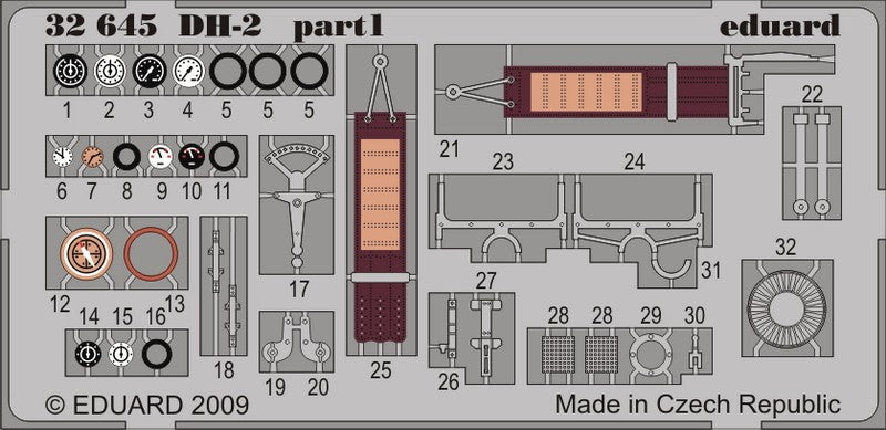 Eduard 32645 1/32 Aircraft- DH2 for ROD (Painted)