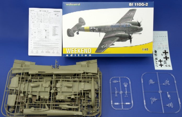 Eduard 84140 1/48 Bf110G2 Fighter (Wkd Edition Plastic Kit)