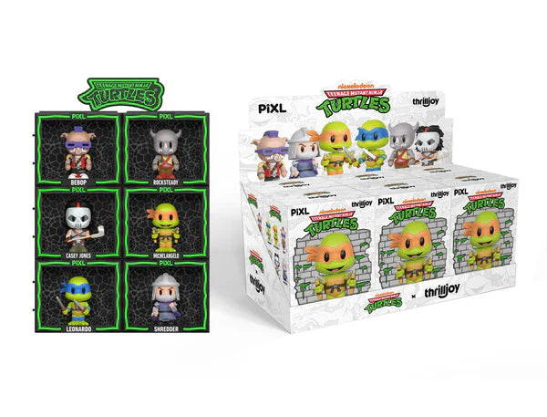[Thrilljoy] Teenage Mutant Ninja Turtles TMNT PIXL Blind Box Vinyl (Chance at LE300 Hyper-Rare Chase redeemable for a special 12" MEGA PIX!)
