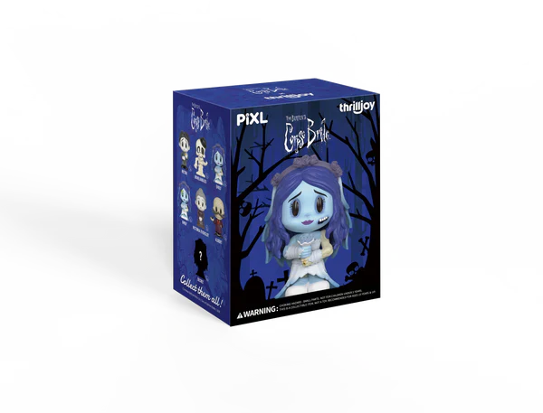 [Thrilljoy] Tim Burton's Corpse Bride PIXL Blind Box Vinyl (Chance at 1 of 300 hyper-rare “chase” pieces will be redeemable for a special 12” MEGA PIX!)