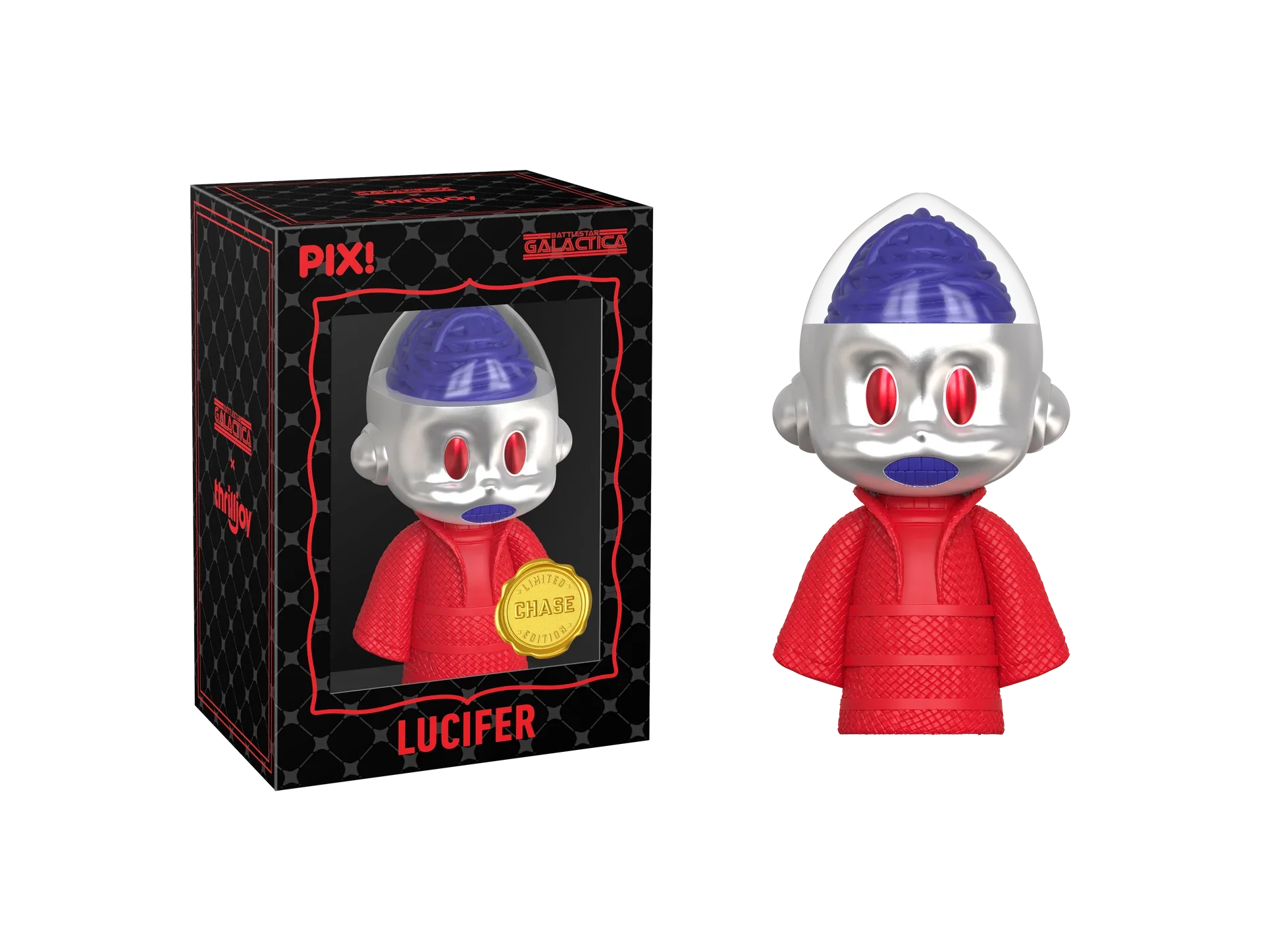 [Thrilljoy] Battlestar Galactica - Cylon LE5000 PIX Vinyl Figure (1 in 6 Chance at Chase)