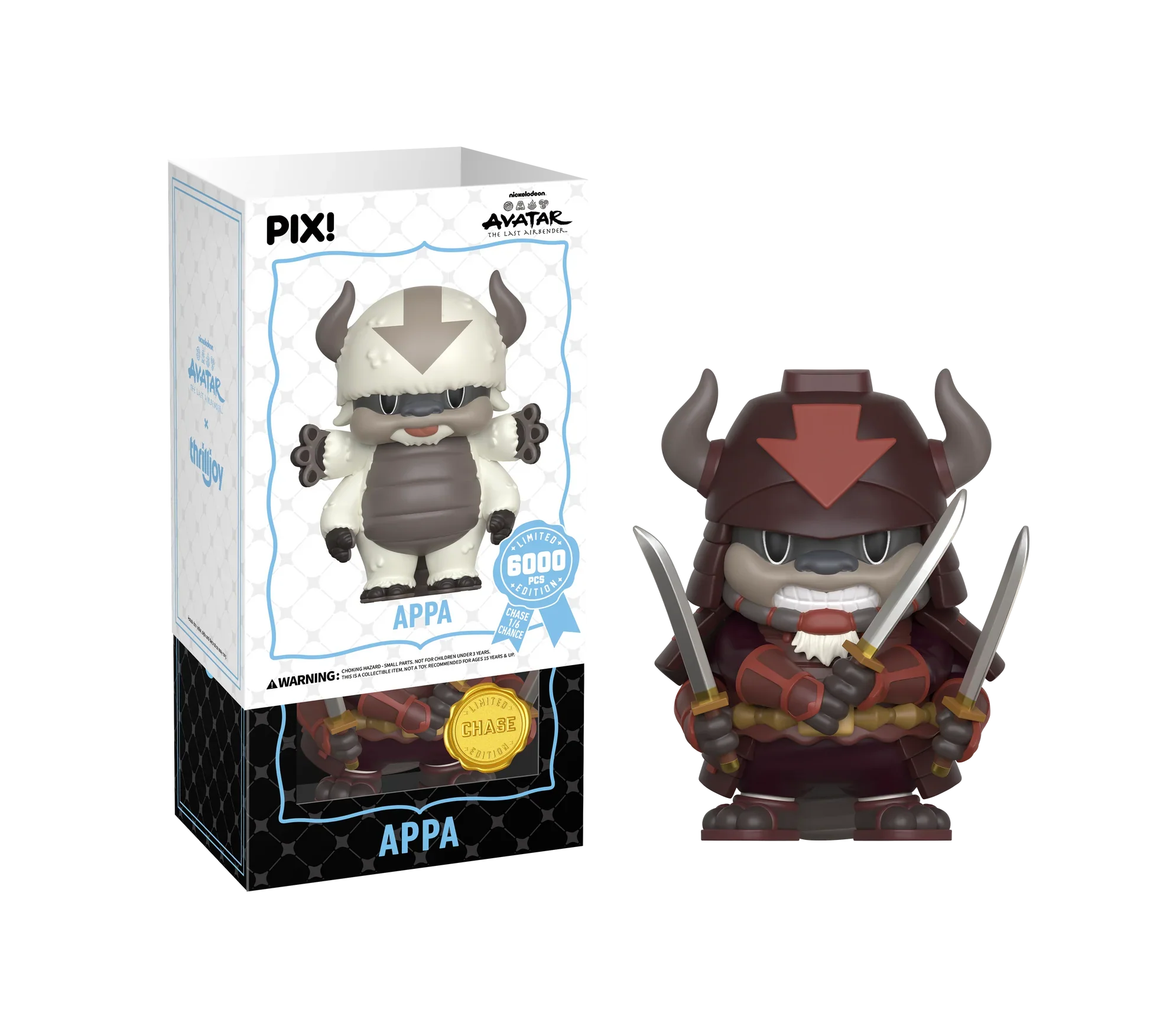 [Thrilljoy] Avatar The Last Airbender - Appa LE6000 PIX Vinyl Figure (1 in 6 Chance at Chase)