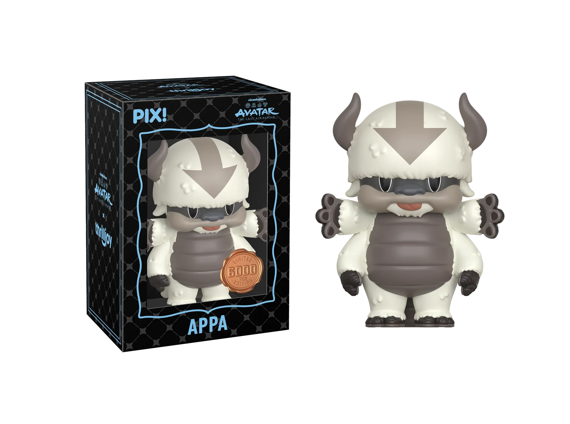 [Thrilljoy] Avatar The Last Airbender - Appa LE6000 PIX Vinyl Figure (1 in 6 Chance at Chase)