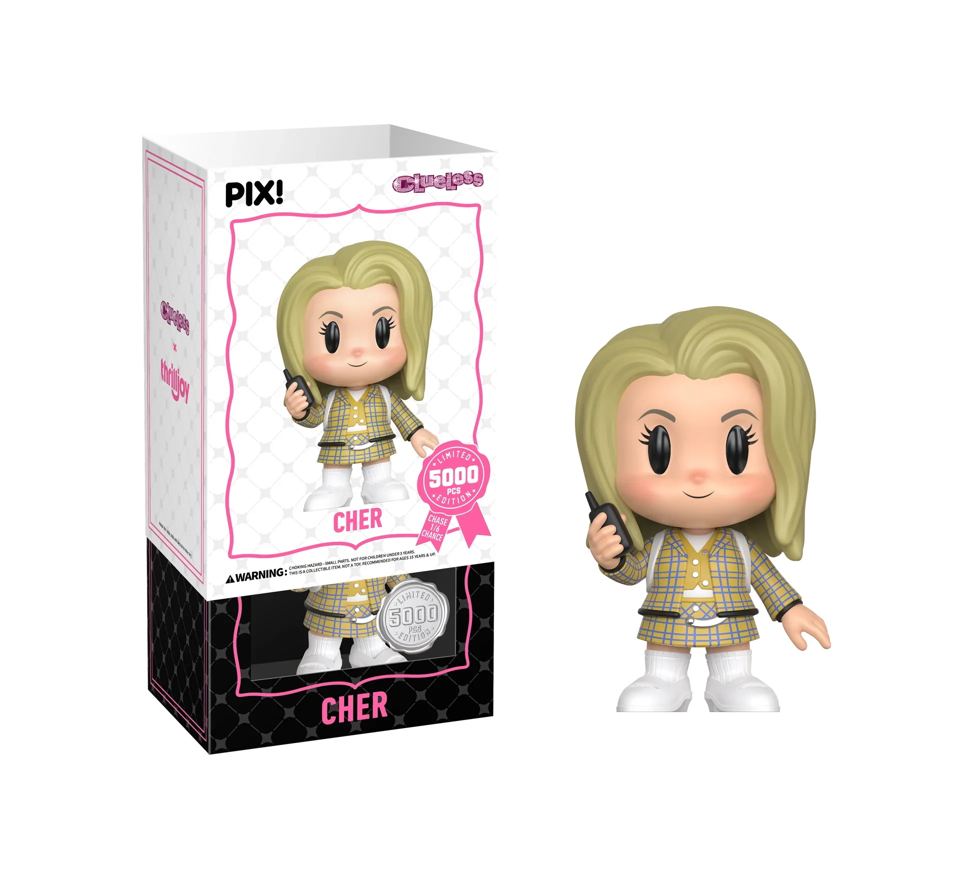 [Thrilljoy] Clueless Movie - Cher Horowitz LE5000 PIX Vinyl Figure (1 in 6 Chance at Chase)