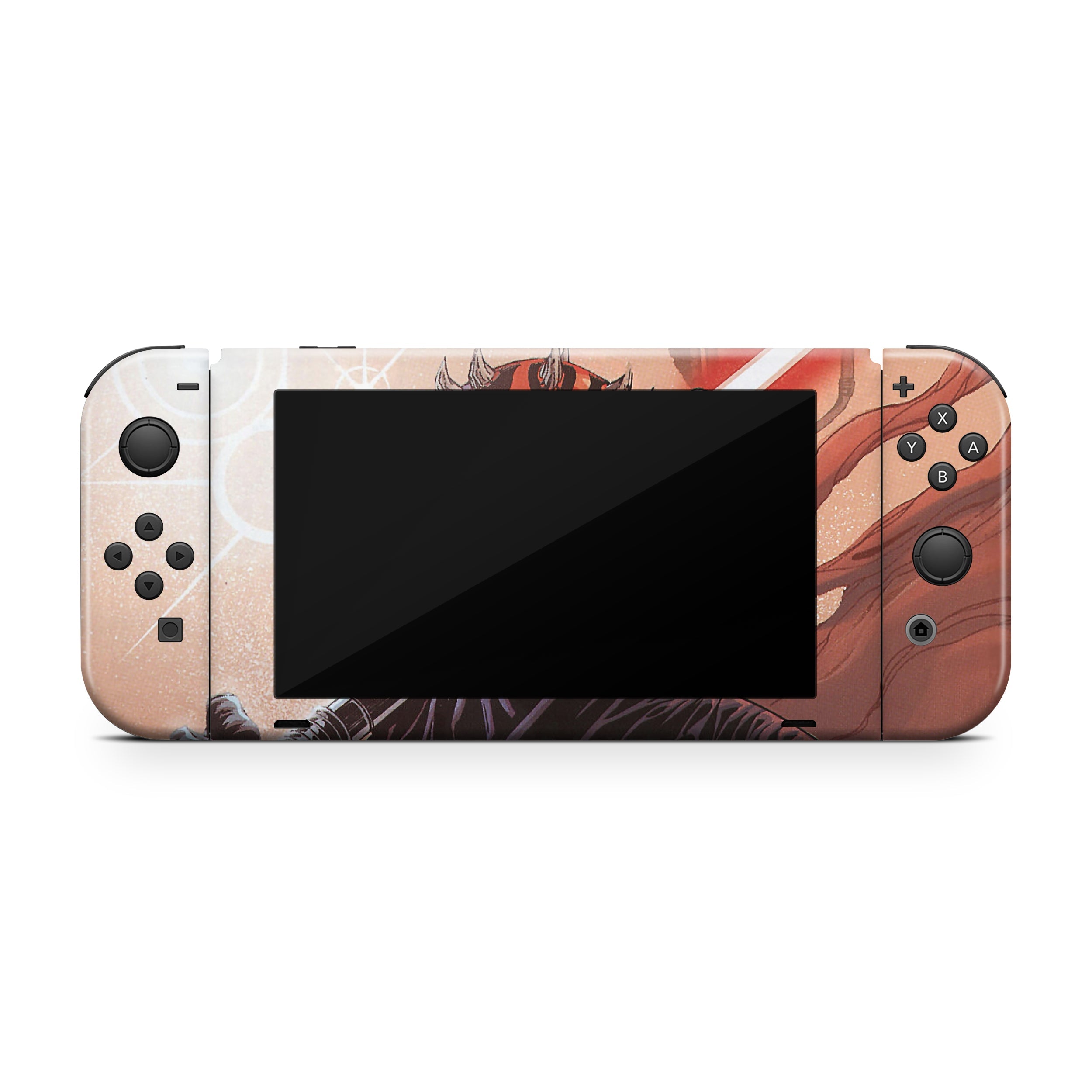 Crimson Phantom Nintendo Switch OLED Skin