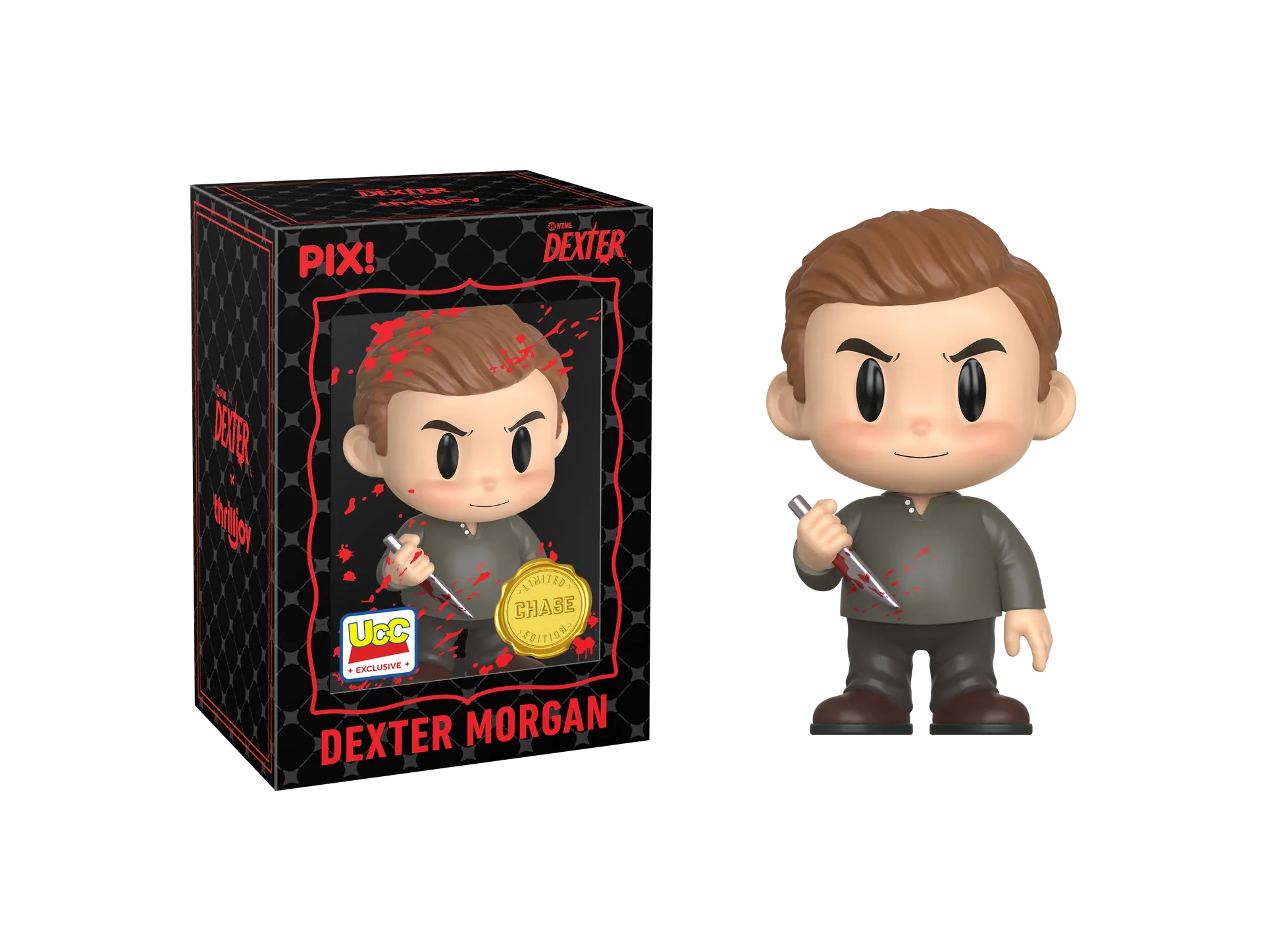 [Thrilljoy] [EXCLUSIVE] Dexter - Dexter Morgan LE7777 PIX Vinyl Figure (1 in 6 Chance at Chase)