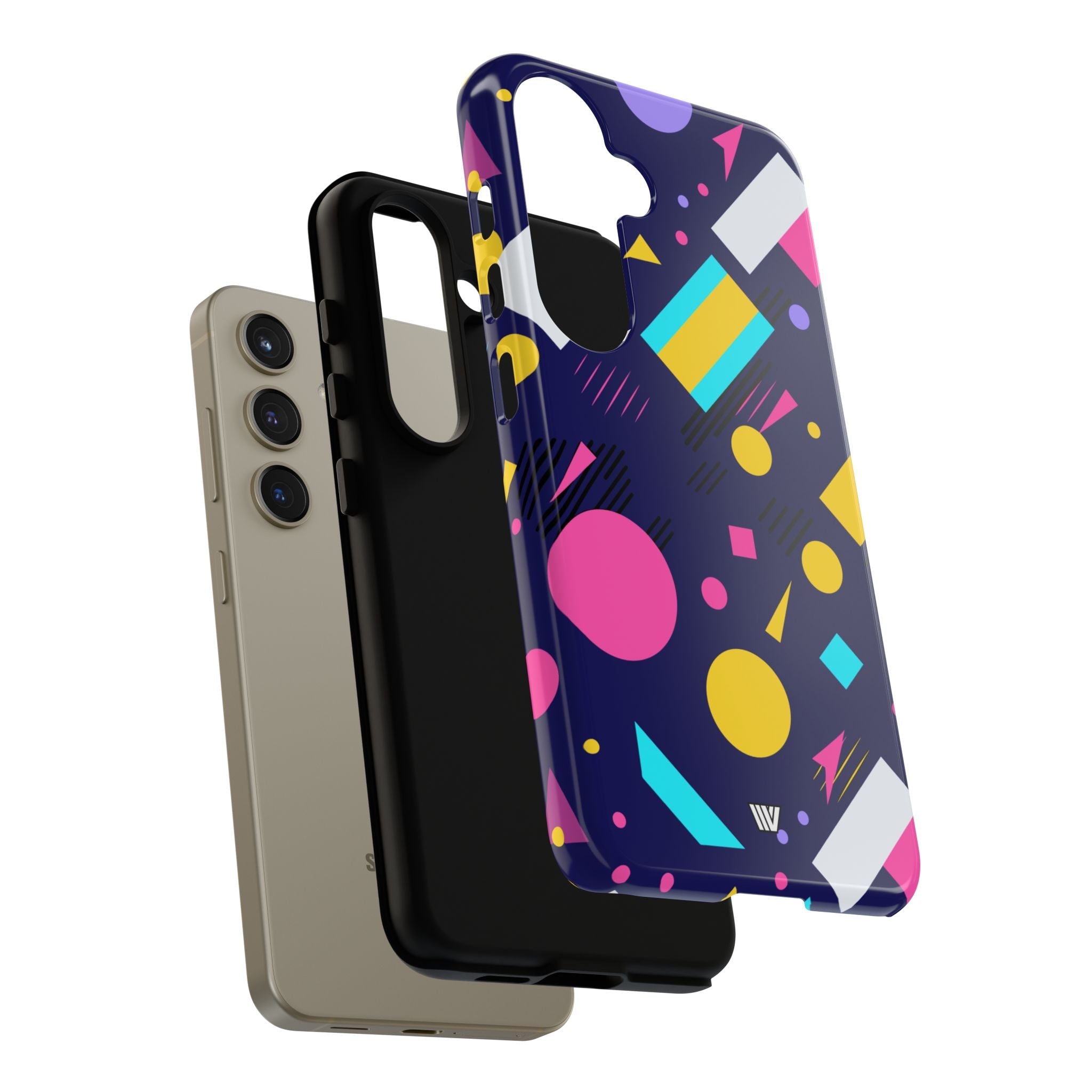 80s / 90s RETRO PATTERN DARK | Tough Phone Case