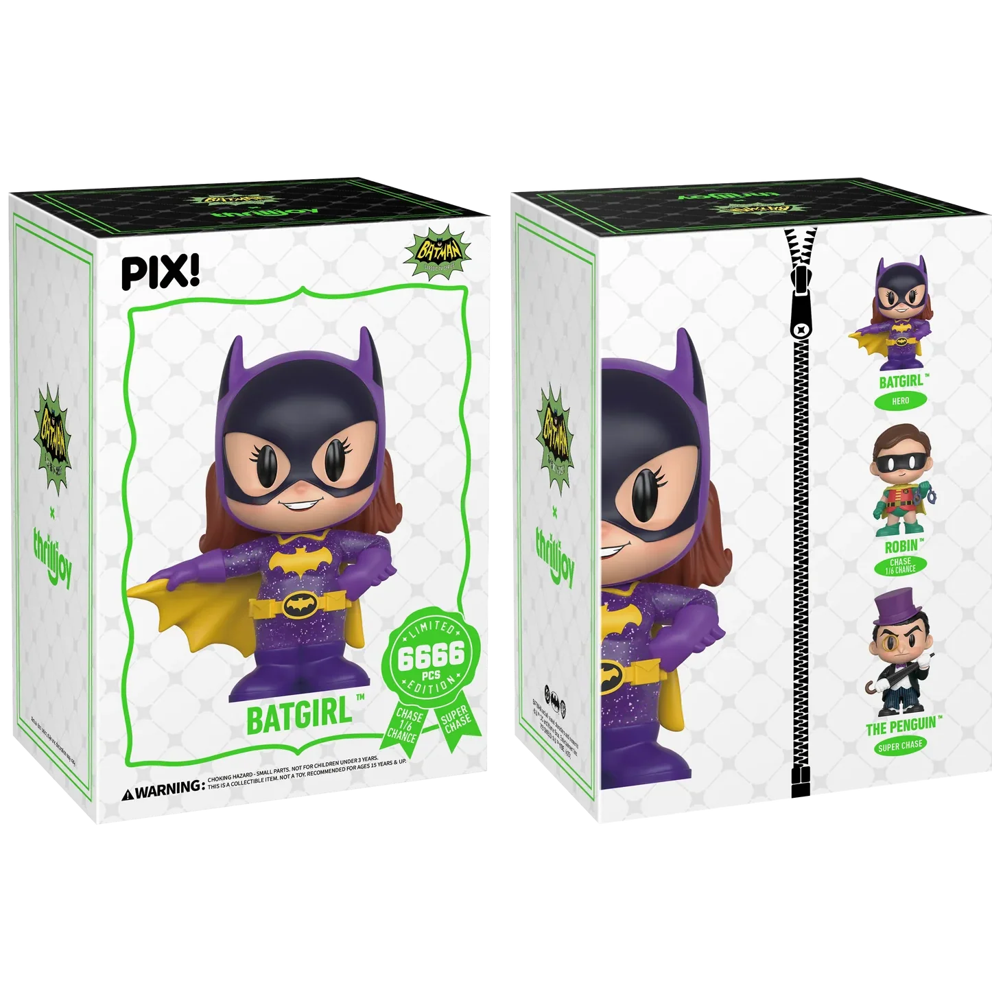 [Thrilljoy] Batman 1966 Series - Batgirl LE6000 PIX Vinyl Figure (1 in 6 Chance at Chase)