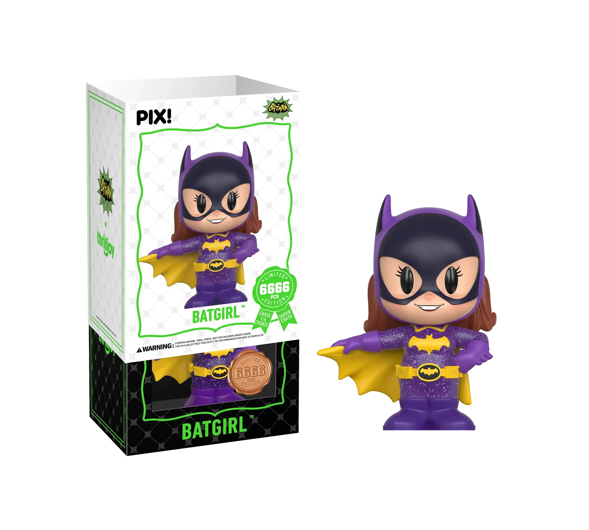 [Thrilljoy] Batman 1966 Series - Batgirl LE6000 PIX Vinyl Figure (1 in 6 Chance at Chase)