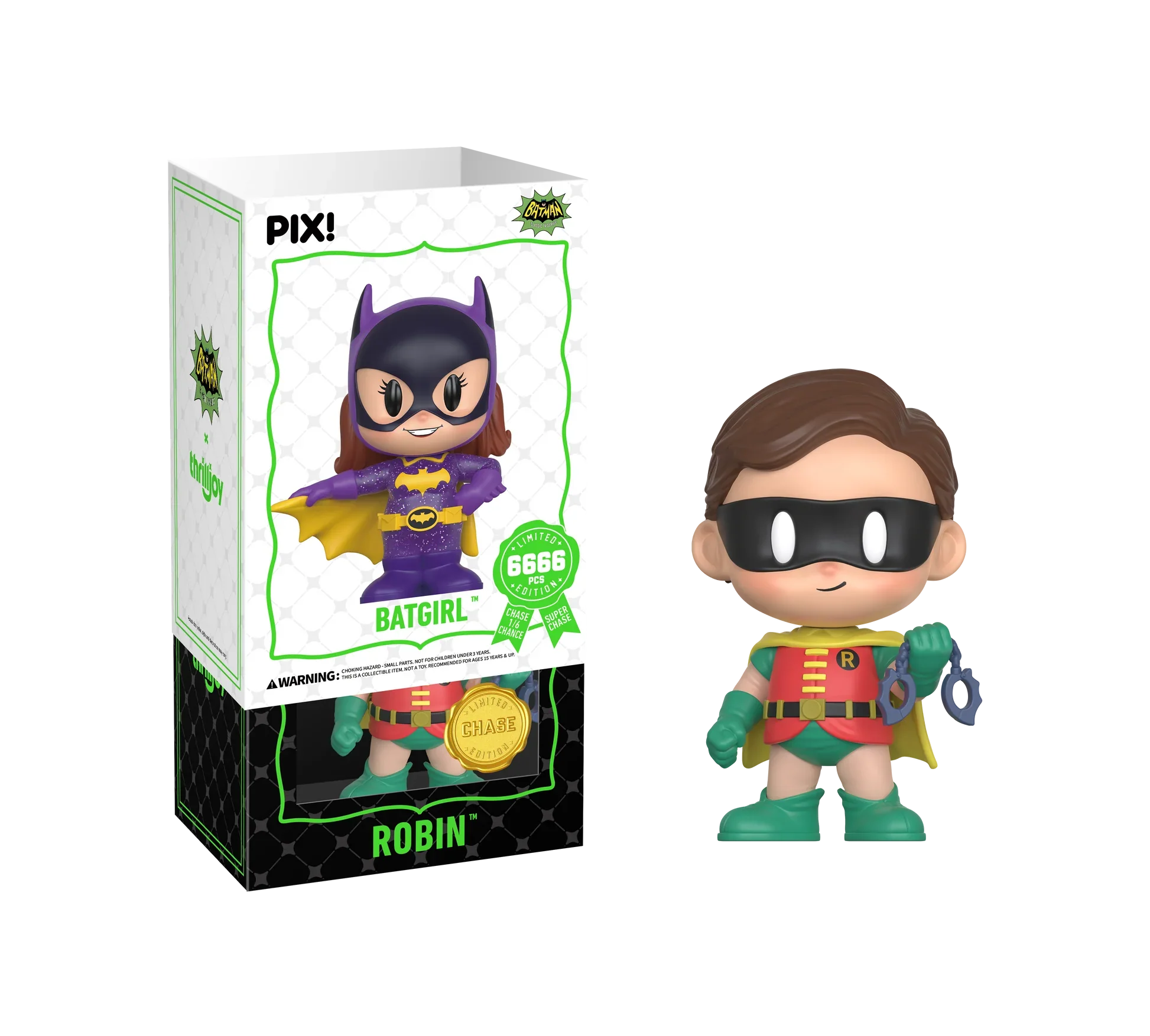 [Thrilljoy] Batman 1966 Series - Batgirl LE6000 PIX Vinyl Figure (1 in 6 Chance at Chase)