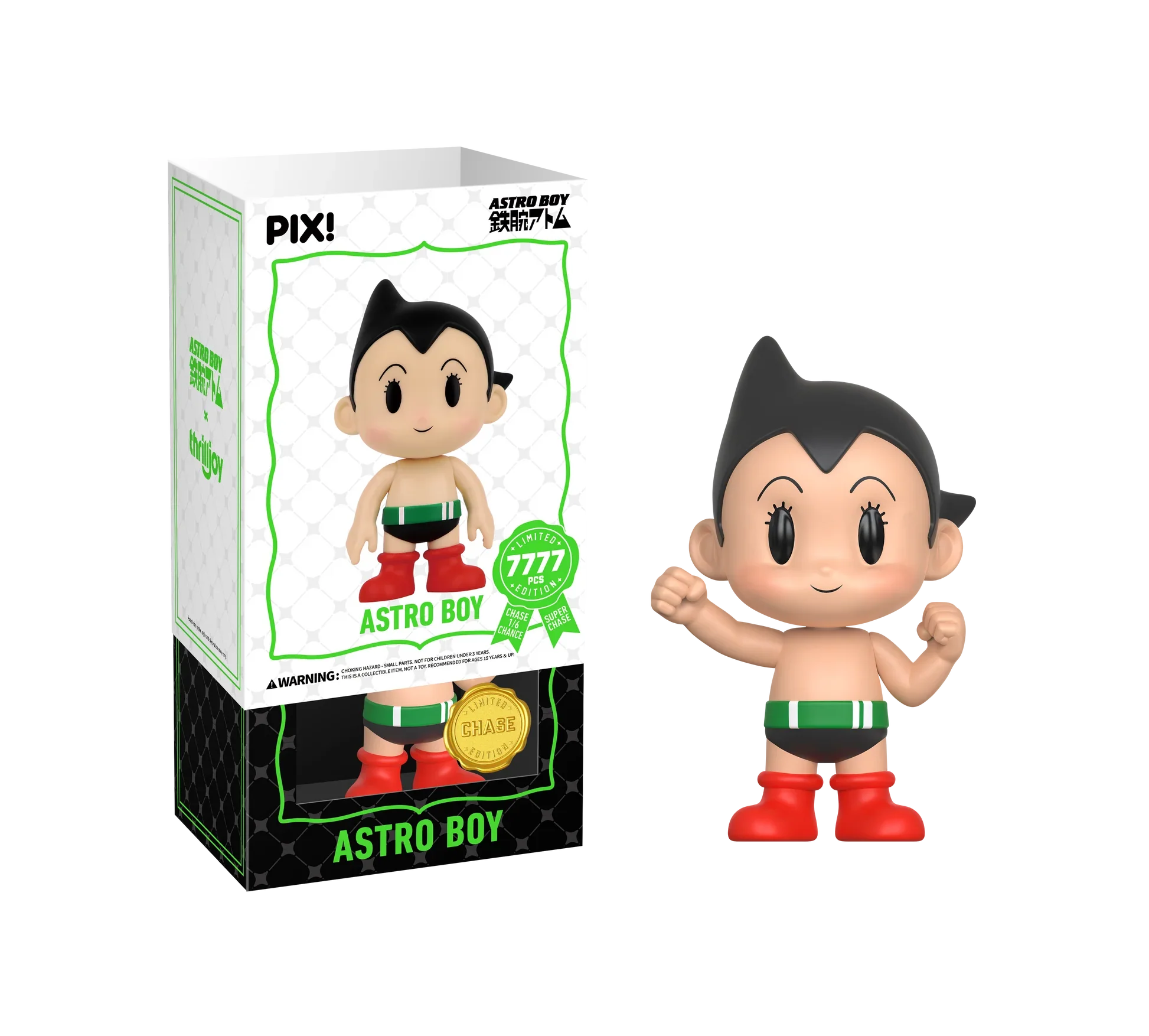 [Thrilljoy] Astro Boy - Astro Boy LE7777 PIX Vinyl Figure (1 in 6 Chance at Chase)