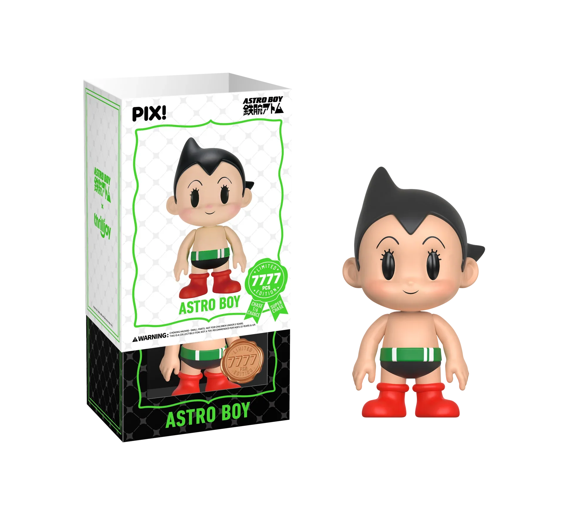 [Thrilljoy] Astro Boy - Astro Boy LE7777 PIX Vinyl Figure (1 in 6 Chance at Chase)