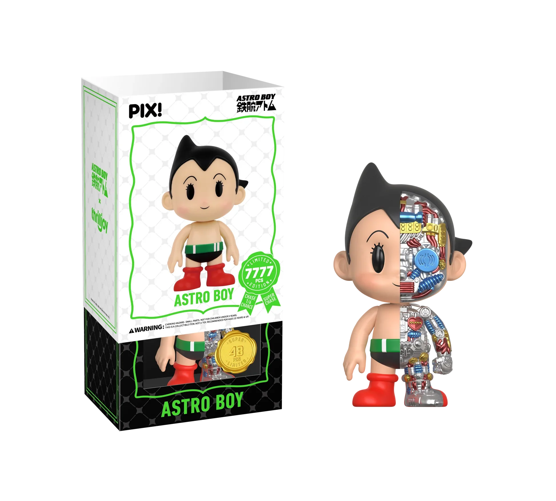 [Thrilljoy] Astro Boy - Astro Boy LE7777 PIX Vinyl Figure (1 in 6 Chance at Chase)