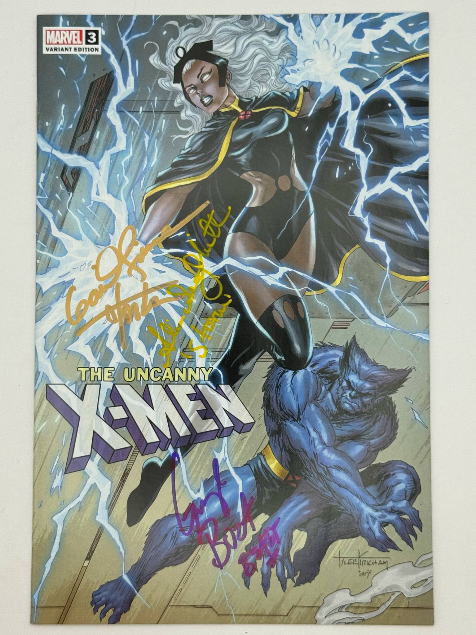 [SIGNED BY GAIL SIMONE | GEORGE BUZA | ALISON SEALY-SMITH | TYLER KIRKHAM] Uncanny X-Men #3 Unknown Comics Exclusive Tyler Kirkham Secret Connecting Var [IN STOCK]