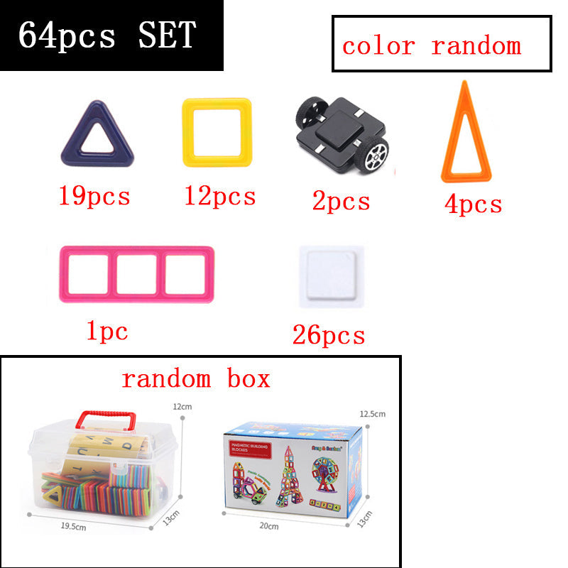 Magnetic Building Blocks Set – Educational Toy for Early Learning and Creativity