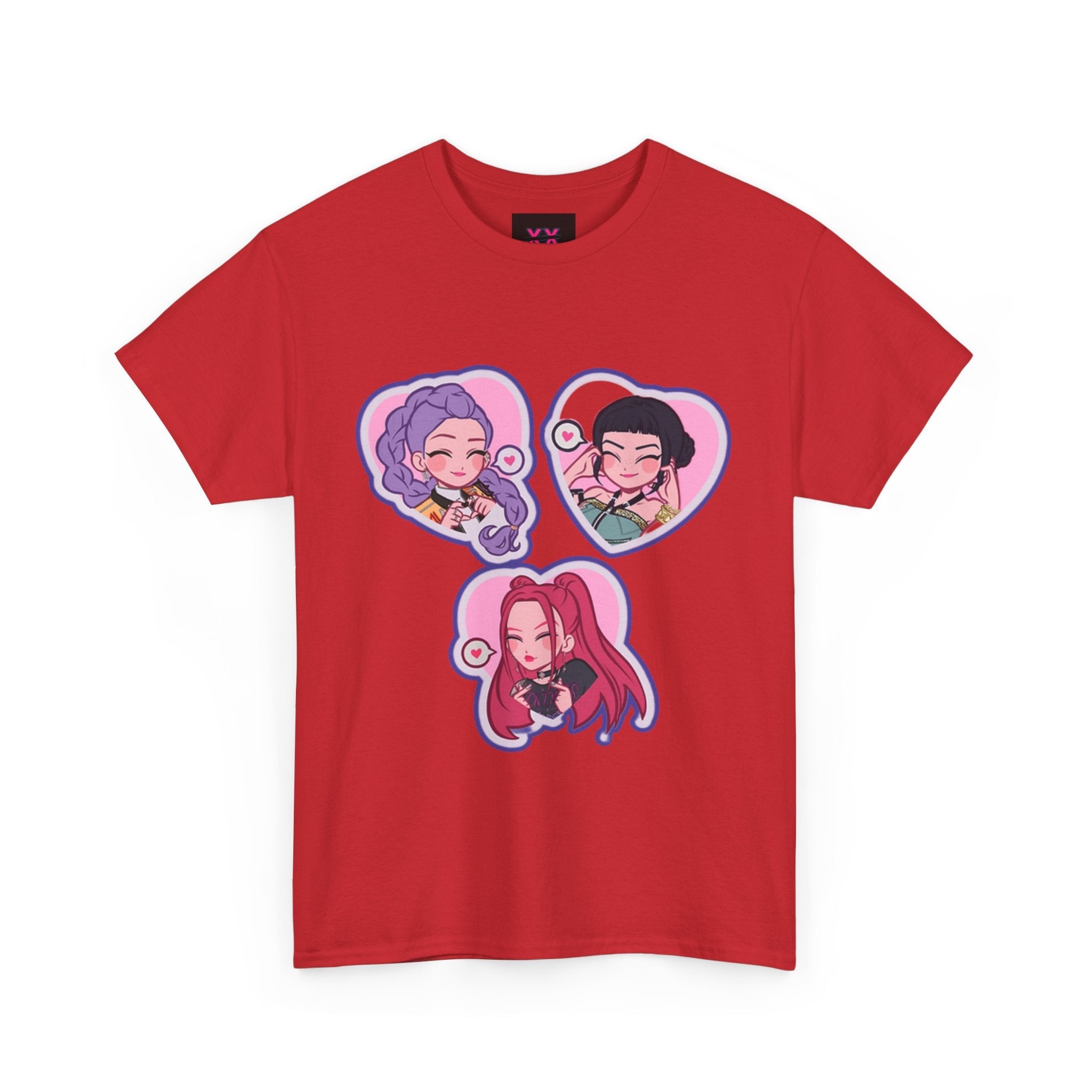Idol style 1 Cotton Tee | Cute Character Tees, Graphic T-Shirts, Kawaii Apparel, Gift for Friends, Casual Streetwear