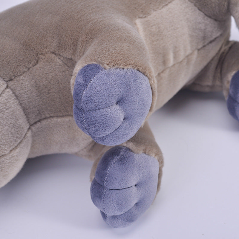 Plush Rhino Toy – Soft Stuffed Animal Doll with Realistic Design