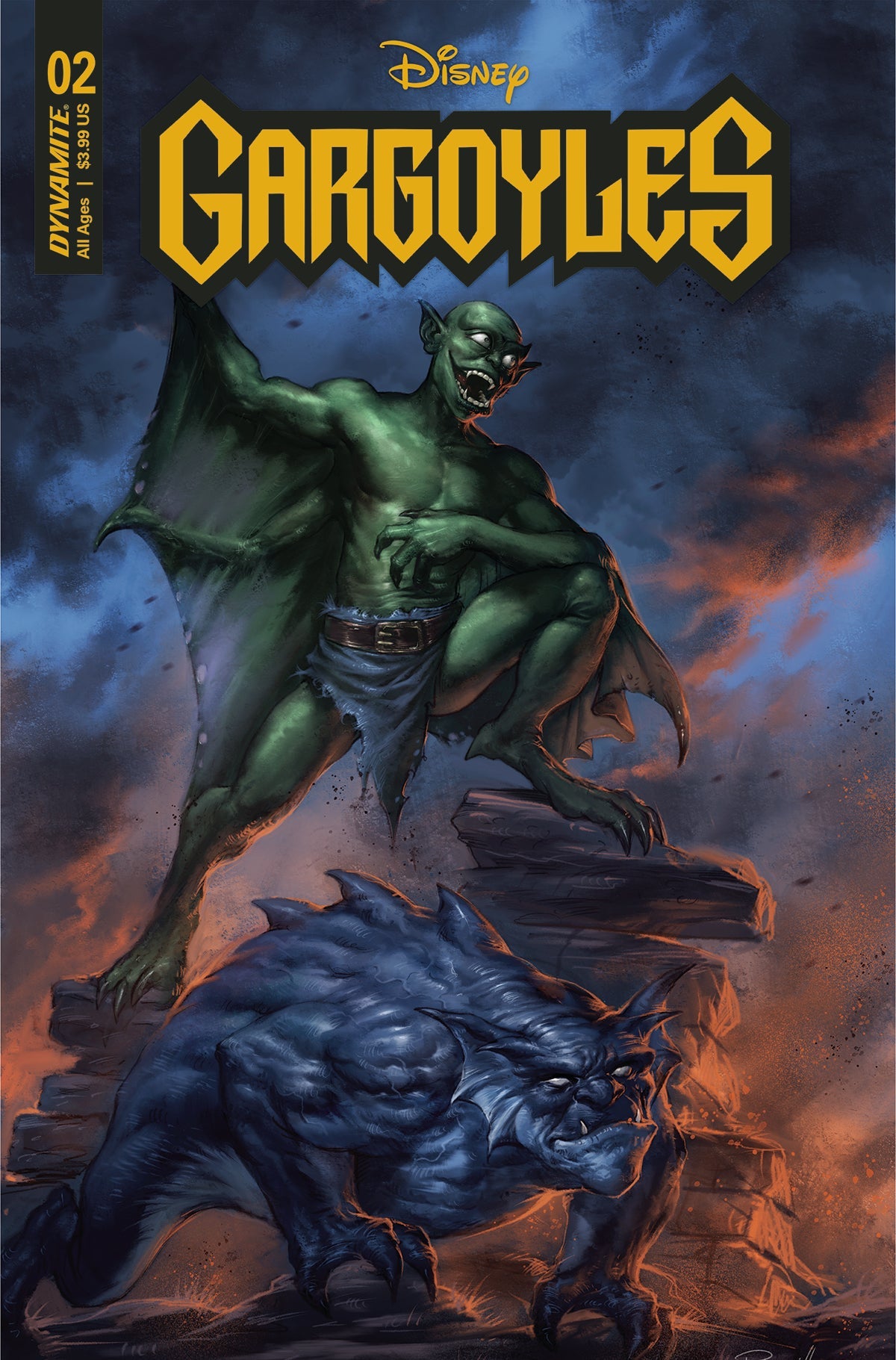 Gargoyles #2 C Lucio Parrillo Variant (01/18/2023) Dynamite