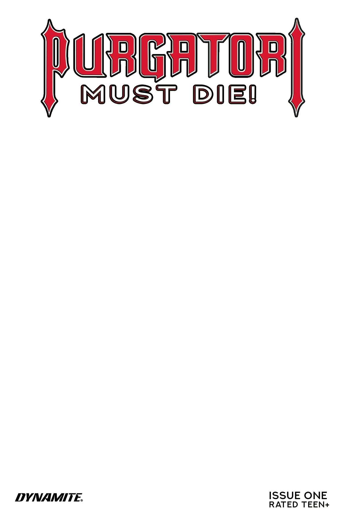 Purgatori Must Die #1 F Blank Authentix Variant (01/04/2023) Dynamite