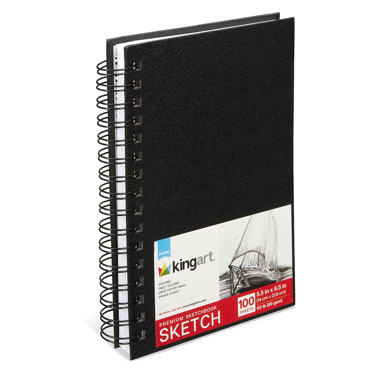 Hardcover Sketchbook 5.5x8.5 100 Pages
