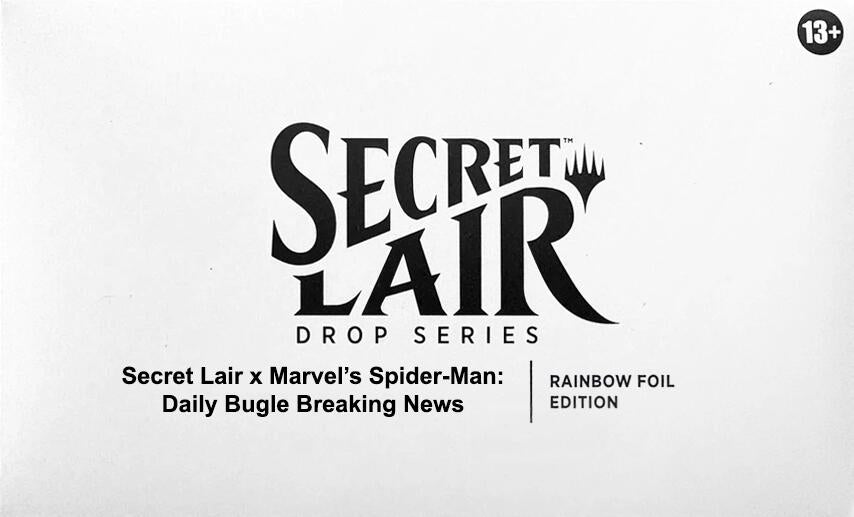 (Preorder) Secret Lair Drop: Secret Lair x Marvel's Spider-Man: Daily Bugle Breaking News (Rainbow Foil Edition)