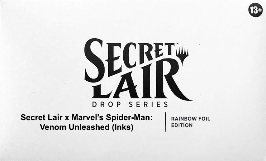(Preorder) Secret Lair Drop: Secret Lair x Marvel's Spider-Man: Venom Unleashed (Inks) (Rainbow Foil Edition)