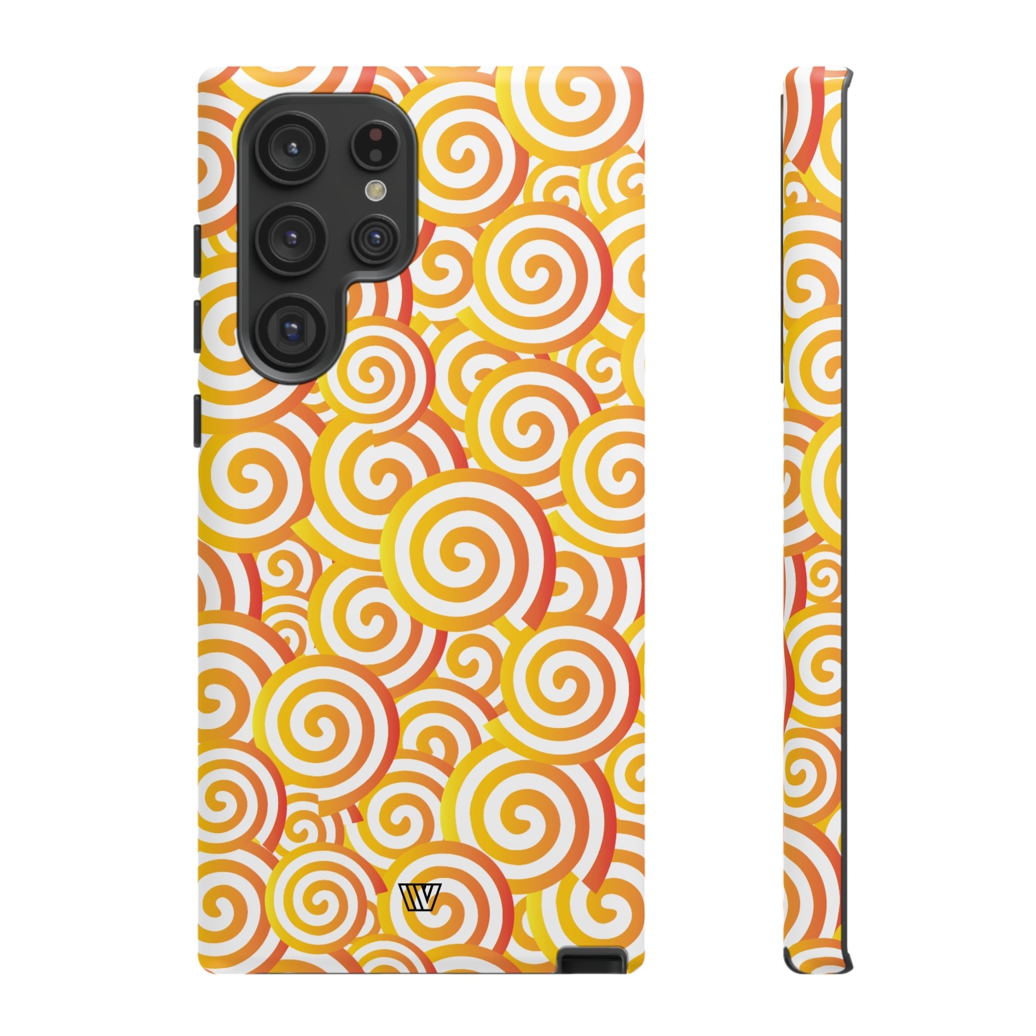 ABSTRACT SPIRAL ORANGE | Tough Phone Case