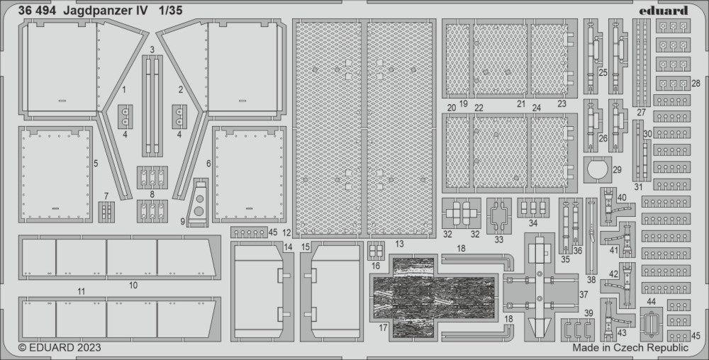 Eduard 36494 1/35 Armor- Jagdpanzer IV for BDM