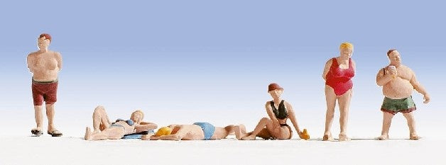 Noch 15841 HO Sunbathers Standing & Lying (6)